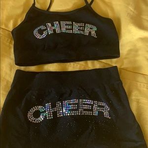 Girls cheer practice/play set